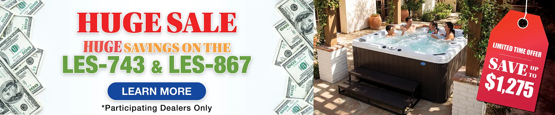 Calspas hot tub being used in a family setting - Manitoba